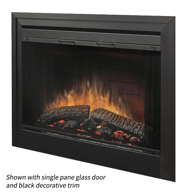 Dimplex 45-inch Deluxe Built-In Electric Fireplace - Realistic LED Flame Heater