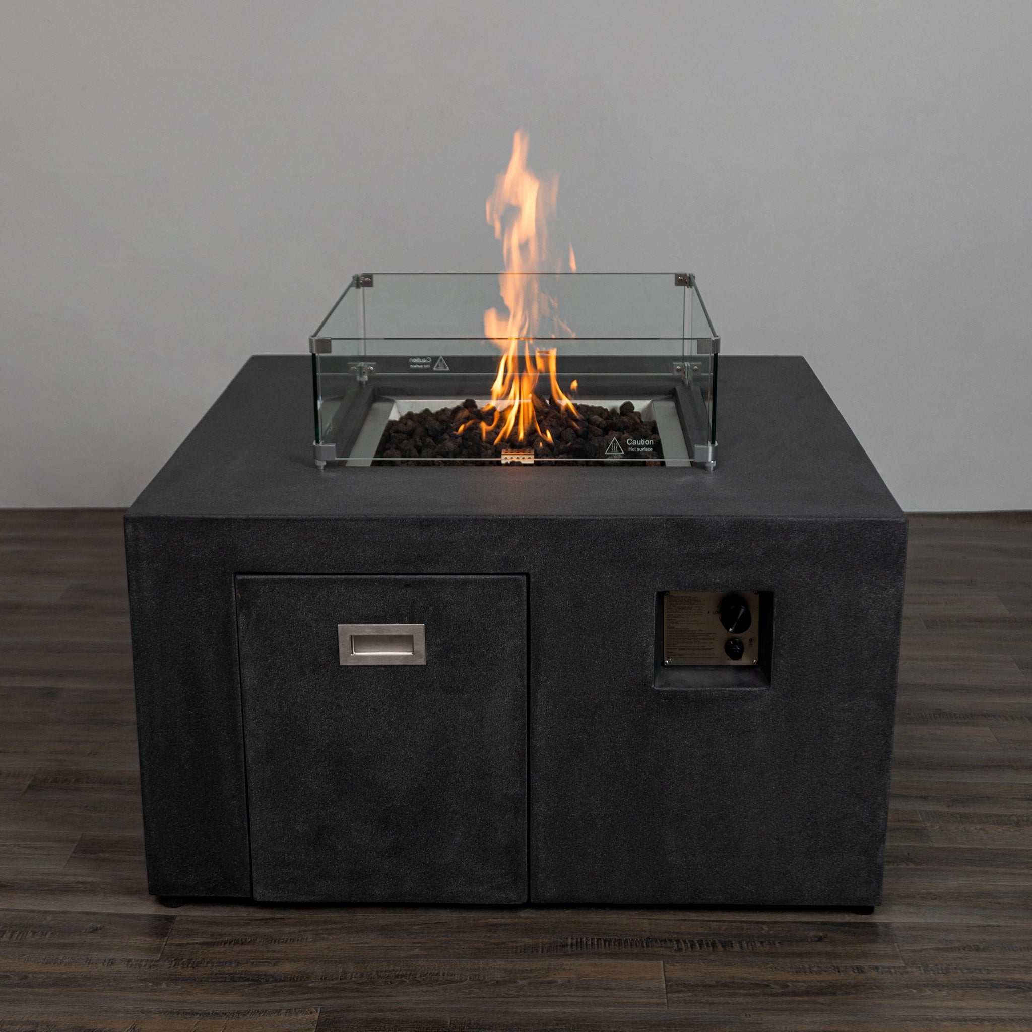 Starfire Designs Beton Square Concrete LPT Fire Pit