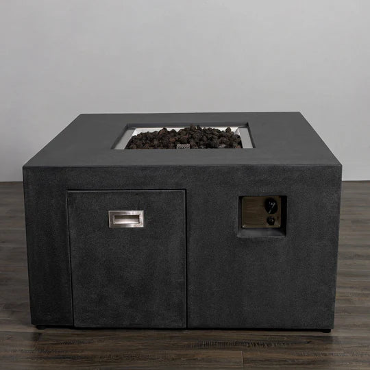 Starfire Designs Beton Square Concrete LPT Fire Pit