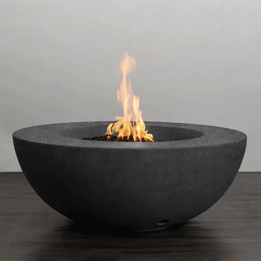 Starfire Designs Beton Round Concrete Gas Fire Pit