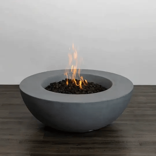 Starfire Designs Beton Round Concrete Gas Fire Pit