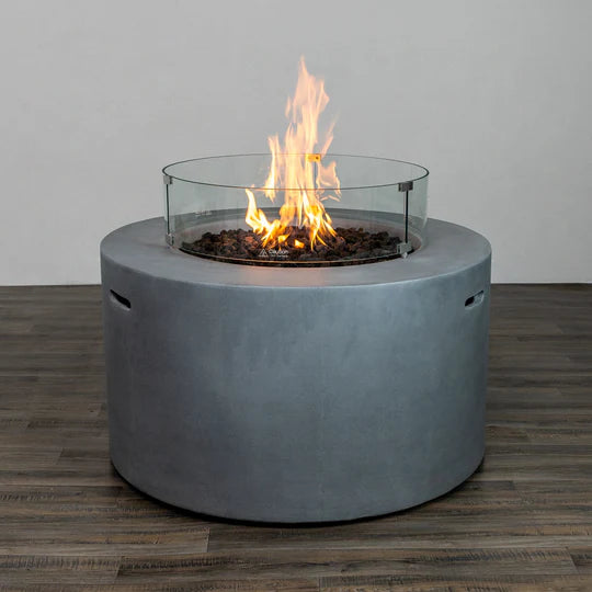 Starfire Designs Beton Round Concrete LPT Fire Pit