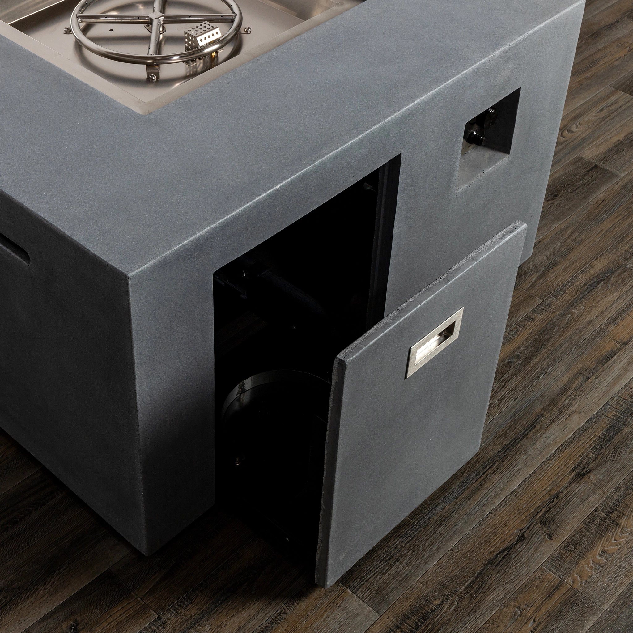 Starfire Designs Beton Square Concrete LPT Fire Pit