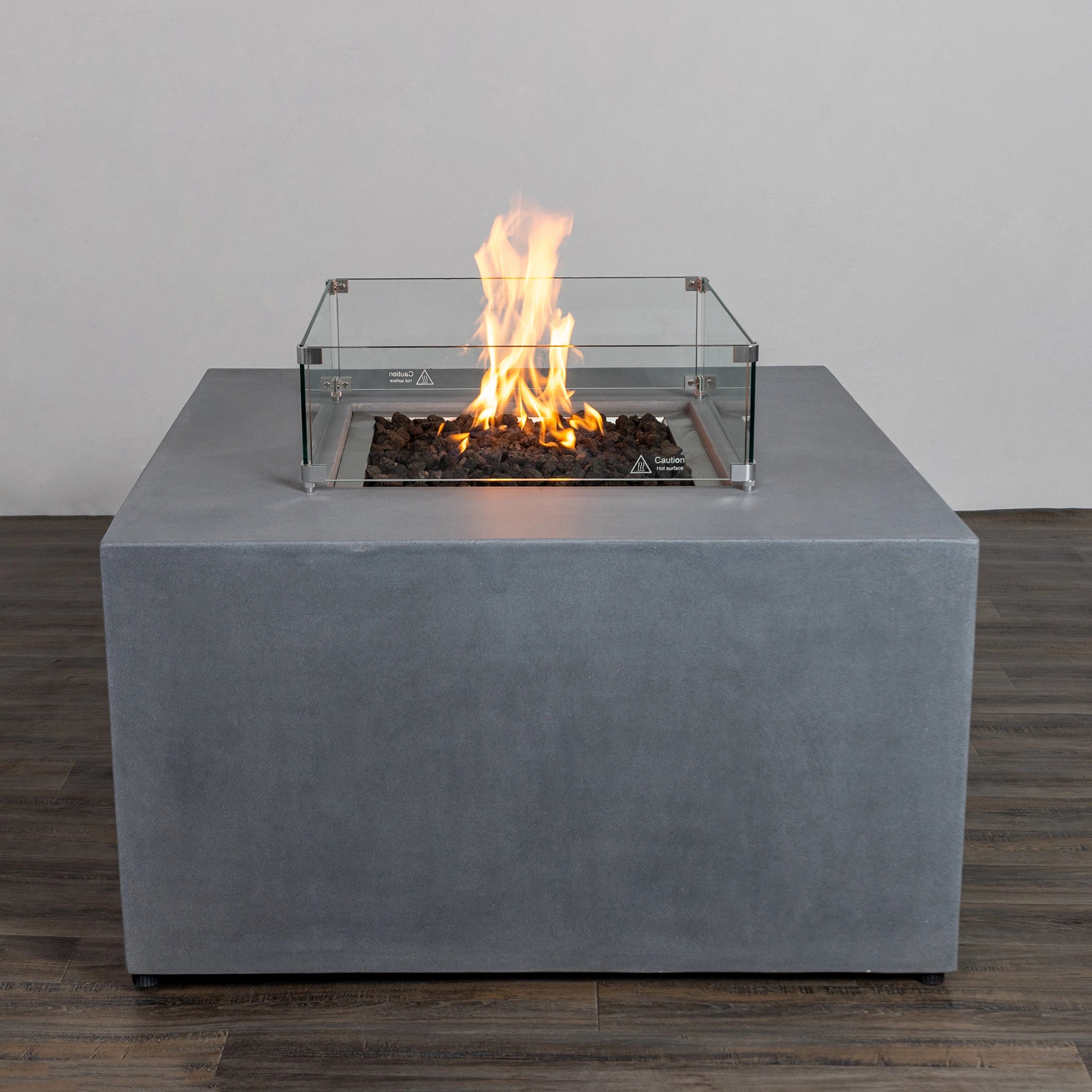 Starfire Designs Beton Square Concrete LPT Fire Pit