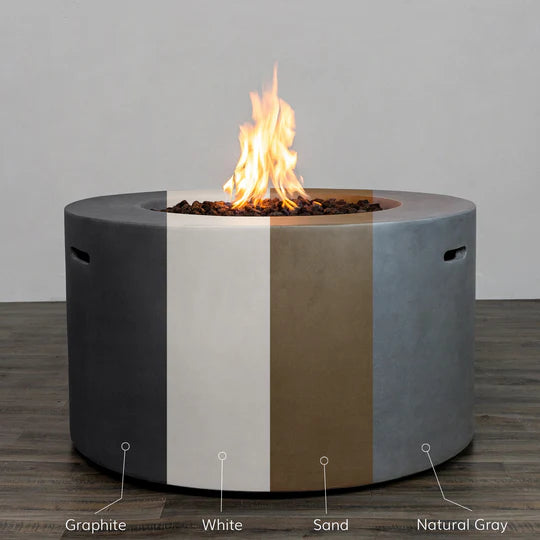 Starfire Designs Beton Round Concrete LPT Fire Pit