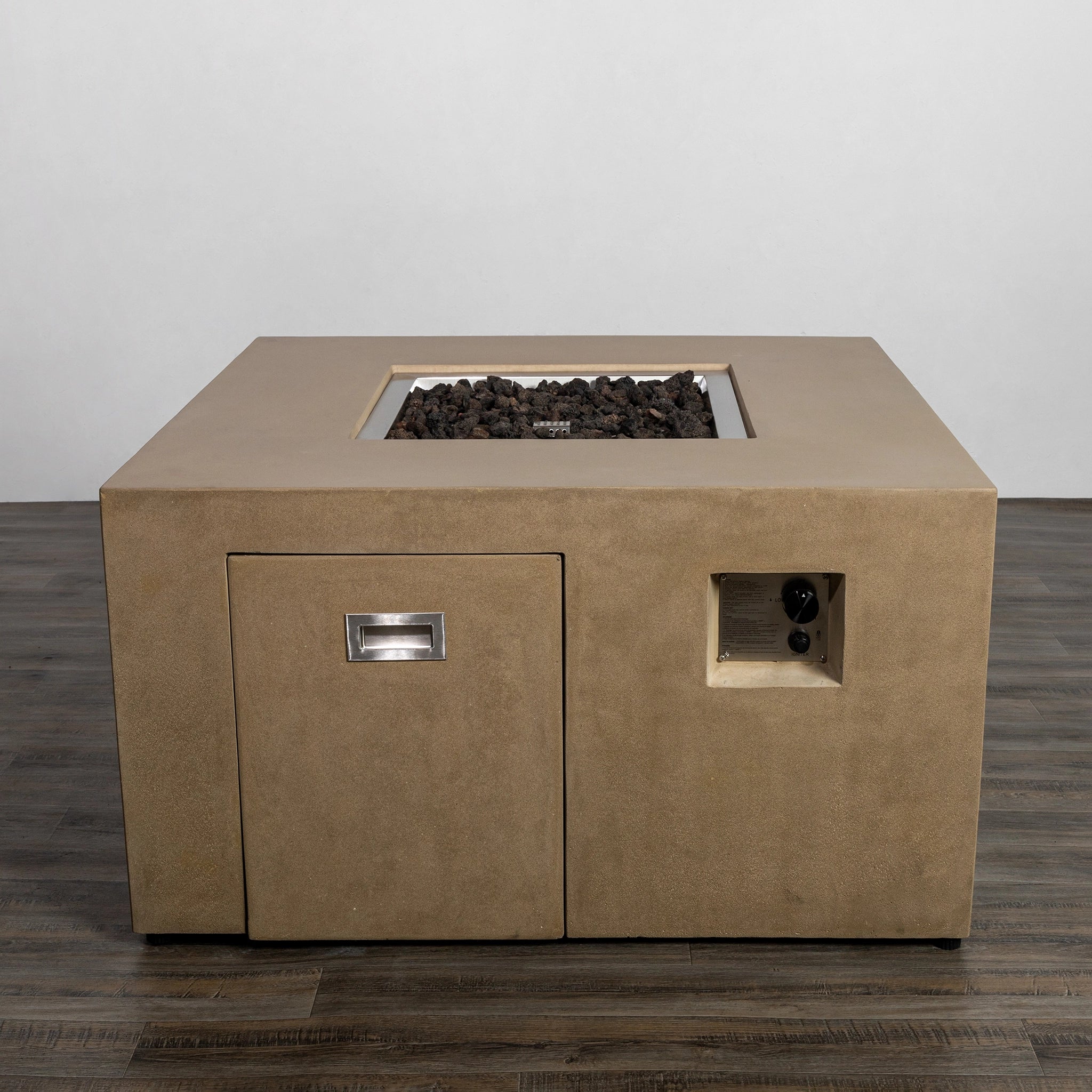 Starfire Designs Beton Square Concrete LPT Fire Pit