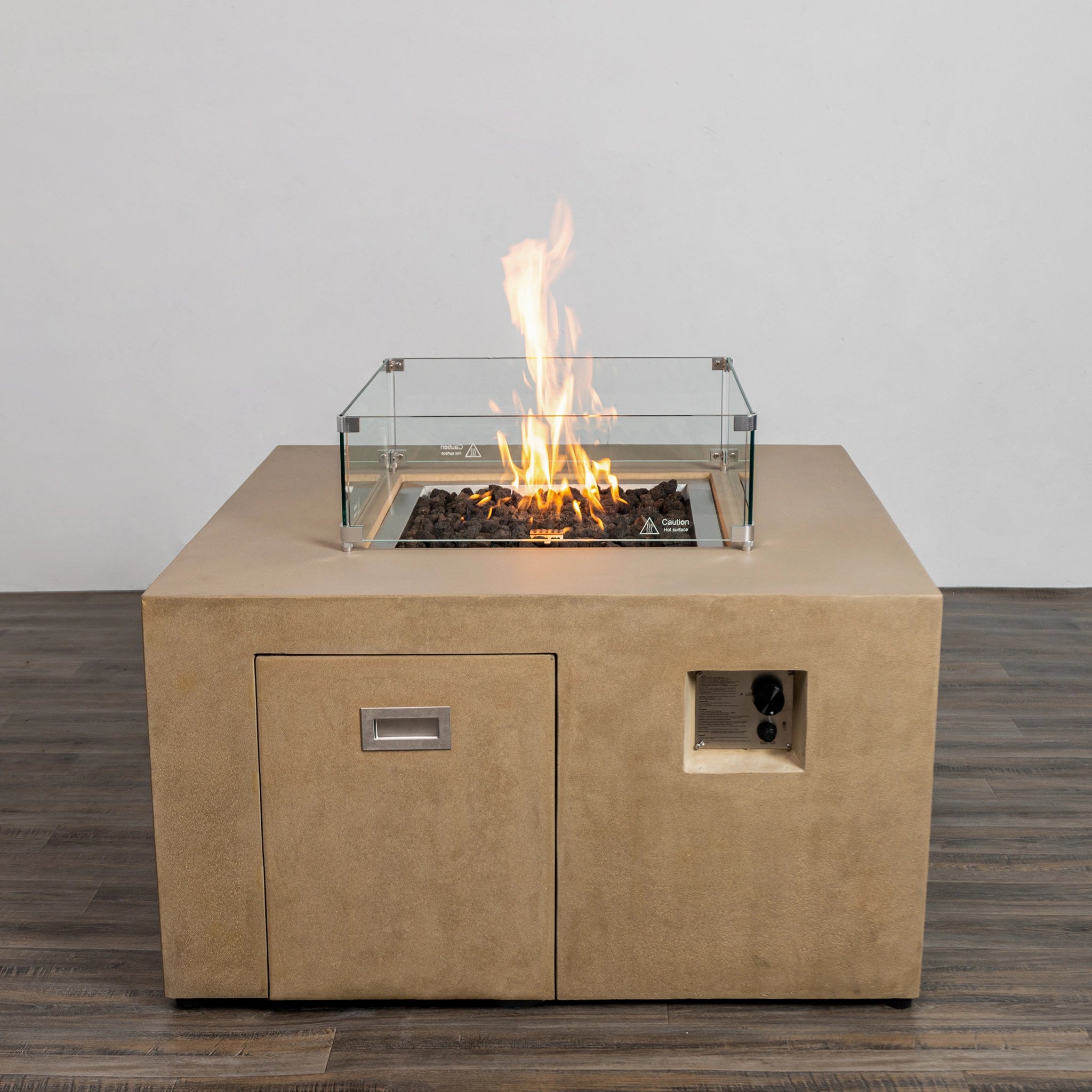 Starfire Designs Beton Square Concrete LPT Fire Pit