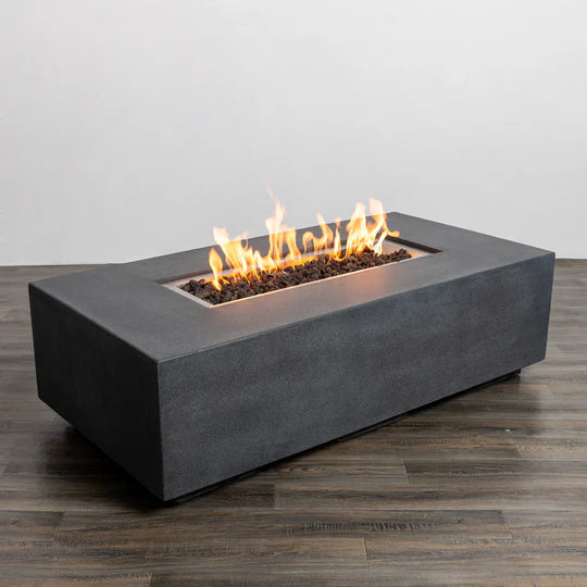 Starfire Designs Beton 55" Rectangle Concrete Gas Fire Pit