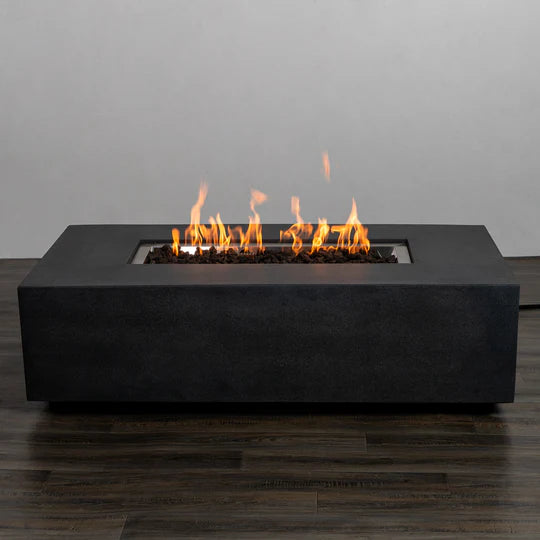 Starfire Designs Beton 55" Rectangle Concrete Gas Fire Pit