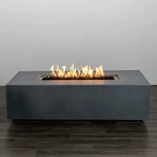 Starfire Designs Beton 55" Rectangle Concrete Gas Fire Pit