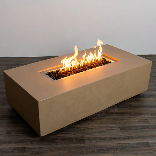 Starfire Designs Beton 55" Rectangle Concrete Gas Fire Pit