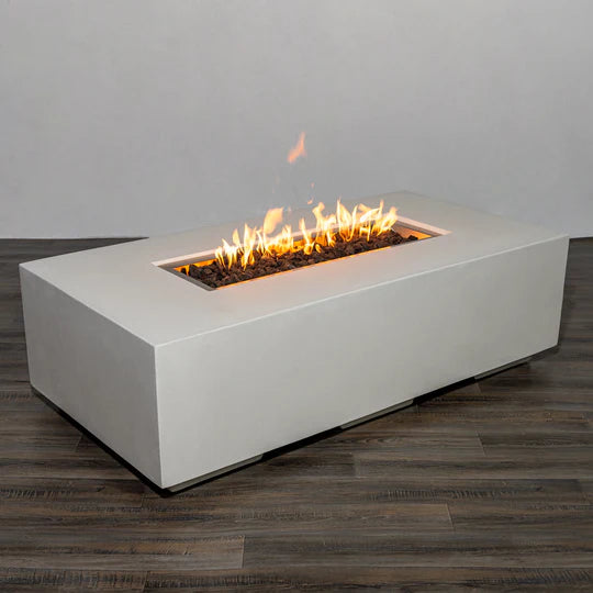 Starfire Designs Beton 55" Rectangle Concrete Gas Fire Pit