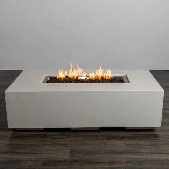 Starfire Designs Beton 55" Rectangle Concrete Gas Fire Pit