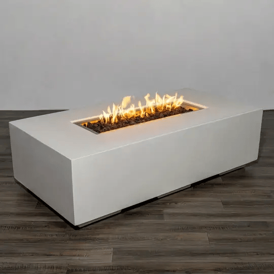Starfire Designs Beton 55" Rectangle Concrete Gas Fire Pit
