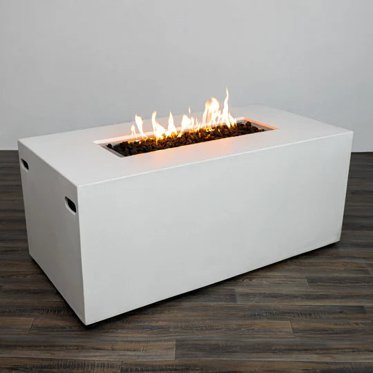 Starfire Designs Beton 55" Rectangle Concrete LPT Fire Pit