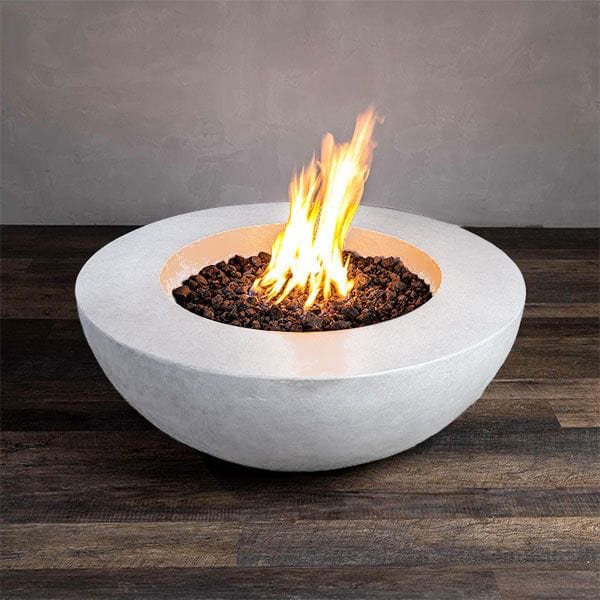 Starfire Designs Beton Round Concrete Gas Fire Pit