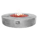 Stonelum Coliseo 02 Concrete Round Fire Pit Natural in White Background