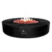 Stonelum Coliseo 02 Concrete Round Fire Pit Noir in White Background