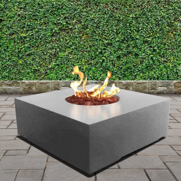 Fire Pit Square Stack Square Stone Fire Pit