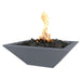 The Outdoor Plus Maya Concrete Fire Bowl in Gray color with white background