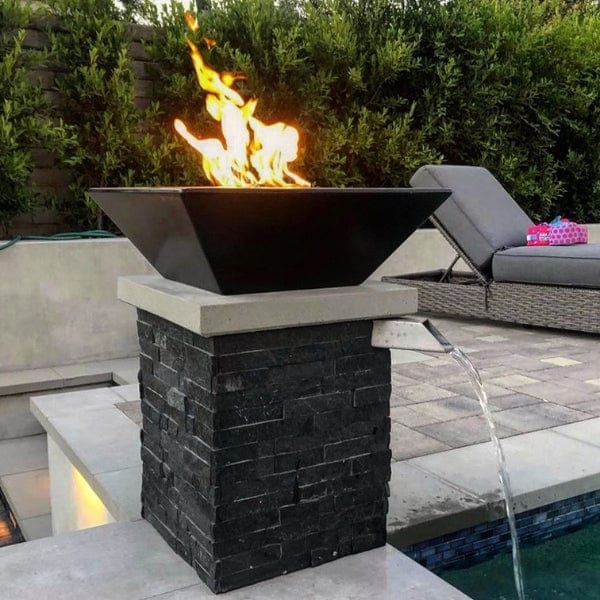 The Outdoor Plus Maya Concrete Fire Bowl