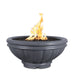 The Outdoor Plus Roma Concrete Fire Bowl Gray Color in white background
