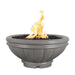 The Outdoor Plus Roma Concrete Fire Bowl Natural Gray Color in white background