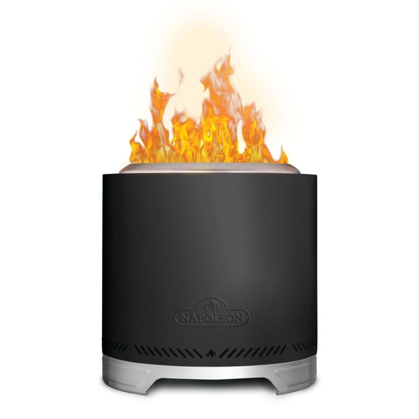 Timberwolf Smokeless Fire Pit – 18-Inch Matte Black Outdoor Fire