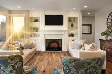 Napoleon 18-inch Woodland Electric Fireplace Log Set Realistic LED Flame & Heat