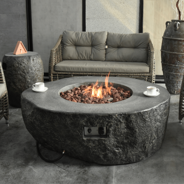 Outdoor Firepit Fire Pit With Built In Propane Tank Best Propane