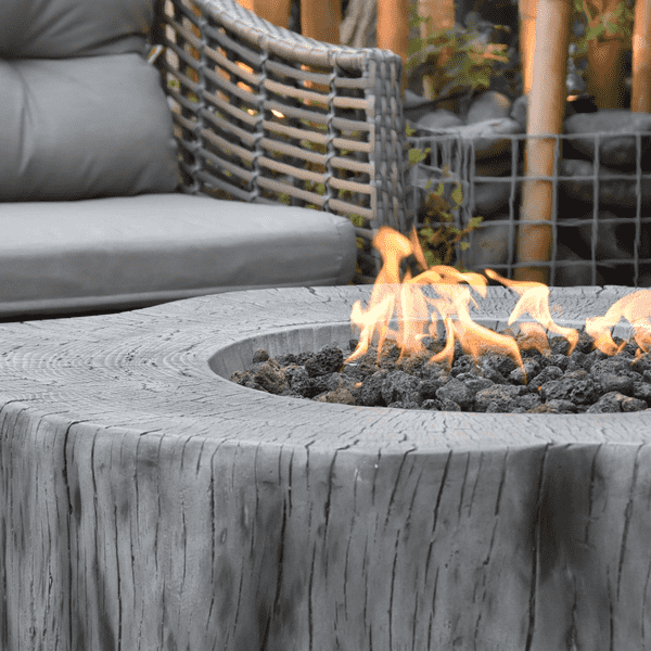 Elementi Manchester Fire Pit 42 Inch Concrete Fire Table