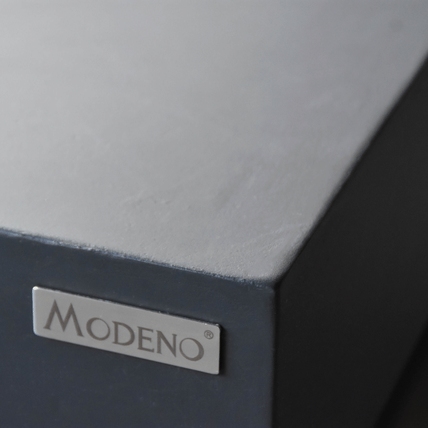 Modeno Branford Square Concrete Fire Pit Table OFG141 Edge Glass Fiber Reinforced Concrete Material