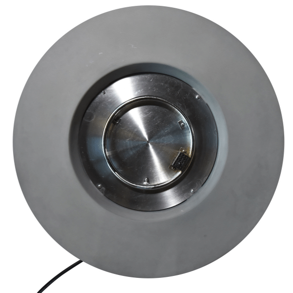 Modeno Roca Round Concrete Fire Table OFG107 Top view Stainless Steel Burner