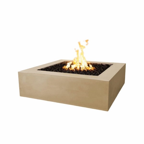 The Outdoor Plus Quad Concrete Fire Pit in Brown