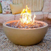 American Fyre Designs 48_ Fire Bowl In An Indoor Sample Set Up