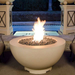 American Fyre Designs 48_ Fire Bowl In An Outdoor Sample Set Up