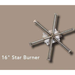 American Fyre Designs 54_ Versailles Fire Bowl Star Burner