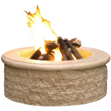 American Fyre Designs Chiseled Fire Pit On A White Background