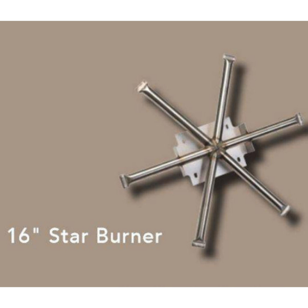 American Fyre Designs Chiseled Fire Pit Star Burner