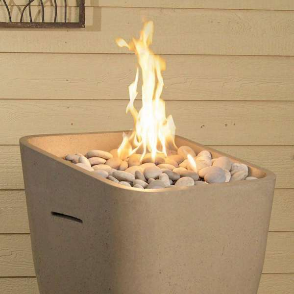 American Fyre Designs Fire Pit Cloud Creekstones On A White Background