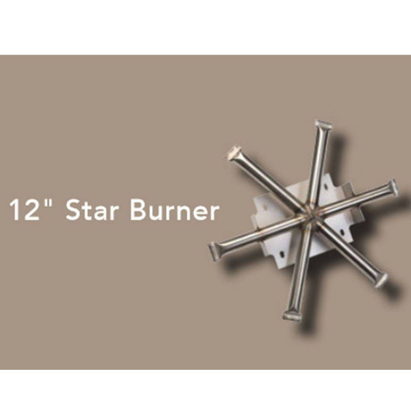 American Fyre Designs The Voro Square Fire Table Star Burner