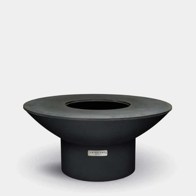    Arteflame Classic 40 Inch Black Label Low Round Base On A White Background