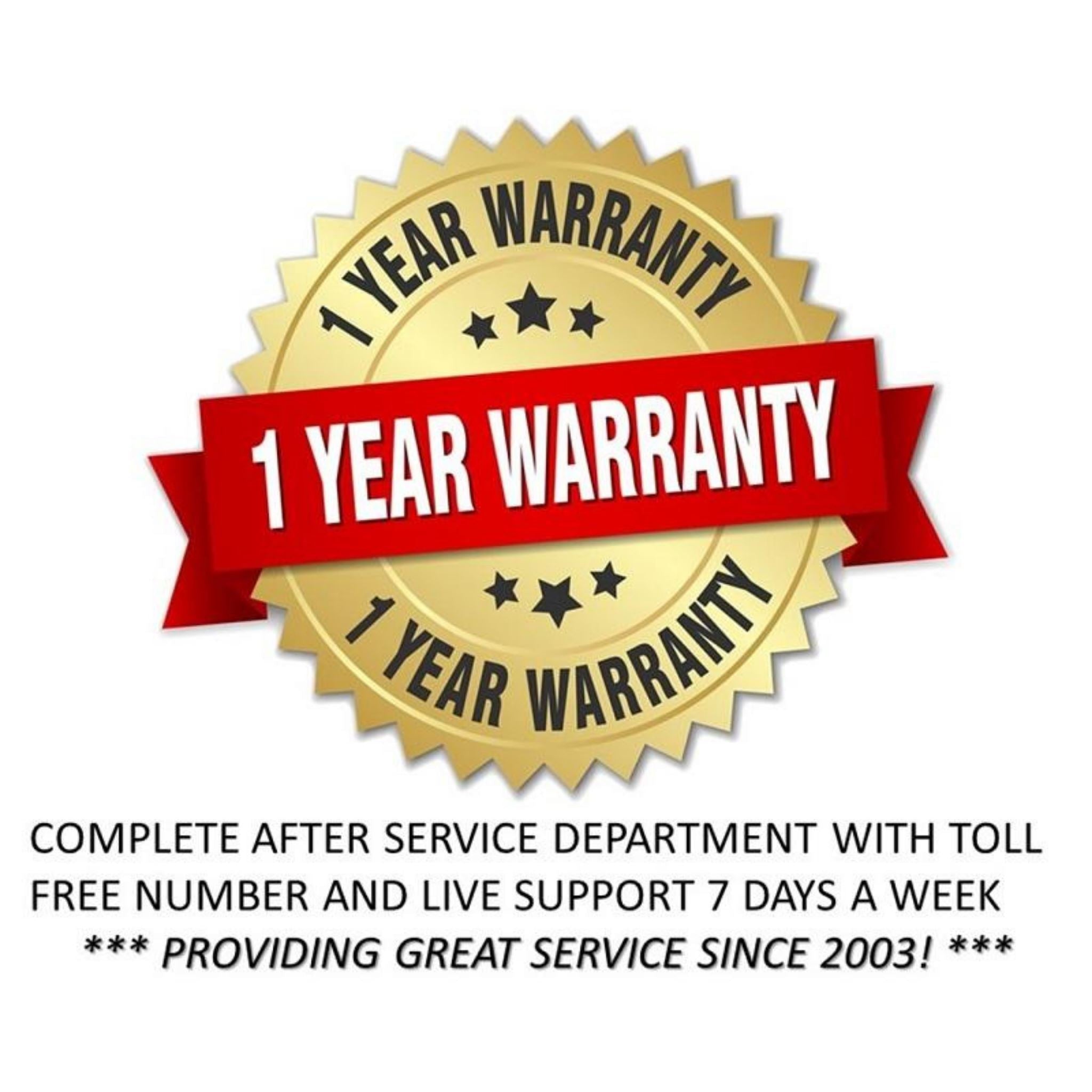 1 year warranty poster
