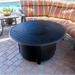 Az Patio Heaters Top Cover Close In An Outdoor Set Up 