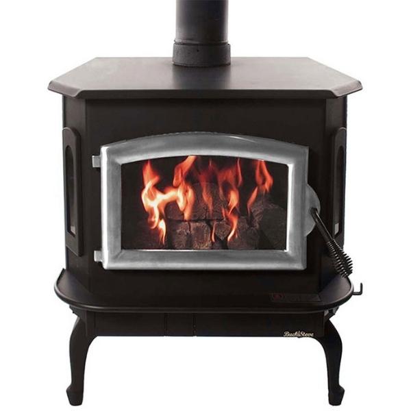 Wood Stove in Pewter Color