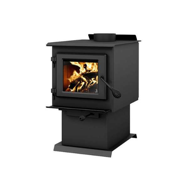Century Heating S250 Wood Stove Cb00025 In White Background Side View