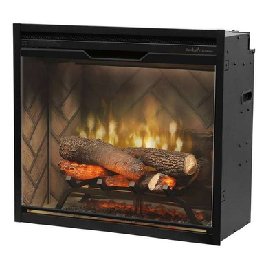 Dimplex Revillusion_ 24 Inch Built In Electric Fireplace On A White Background 