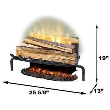 Dimplex Revillusion_ 25_ Electric Fireplace Fresh Cut Log Set W_ Ashmat Dimension 