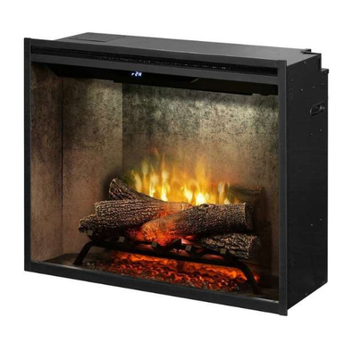 Dimplex Revillusion_ 30 Inch Built In Electric Fireplace On A White Background