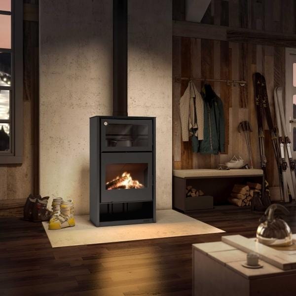Drolet Atlas Wood Burning Cookstove DB04810 l Fire Pit Surplus
